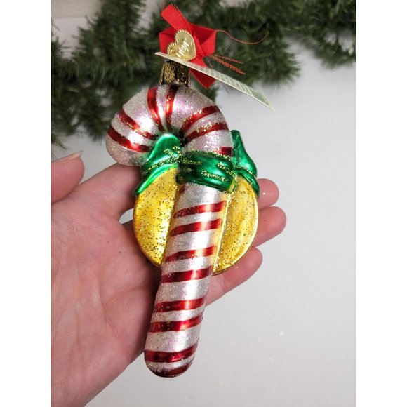 Candy Cane Retired Old World Christmas Ornament - Picture 5 of 5